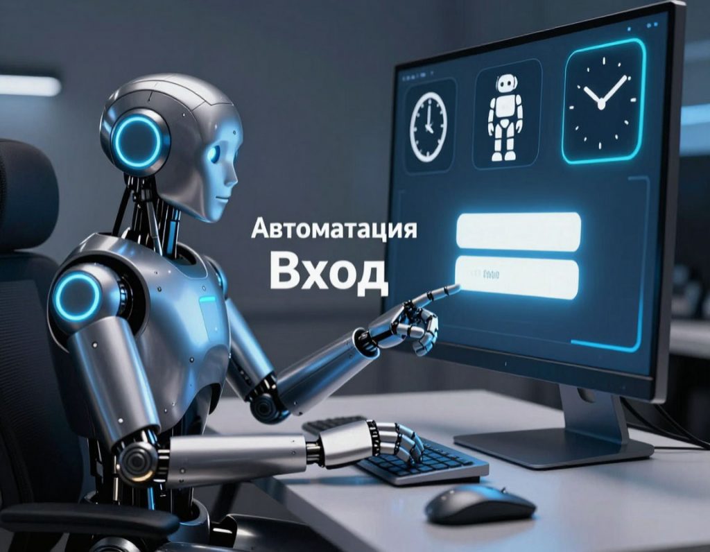 Робот‑ассистент, который автоматизирует вход на сайт с помощью Python‑скрипта