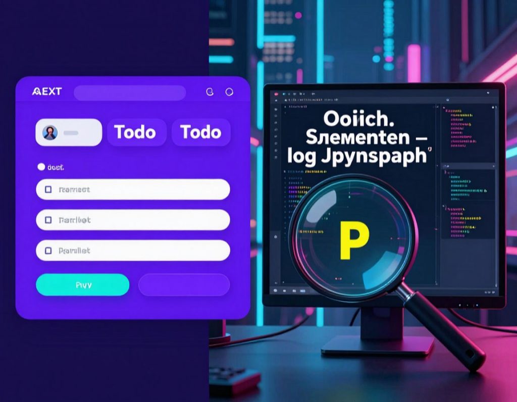 Практический пример поиска элемента в JavaScript и Python