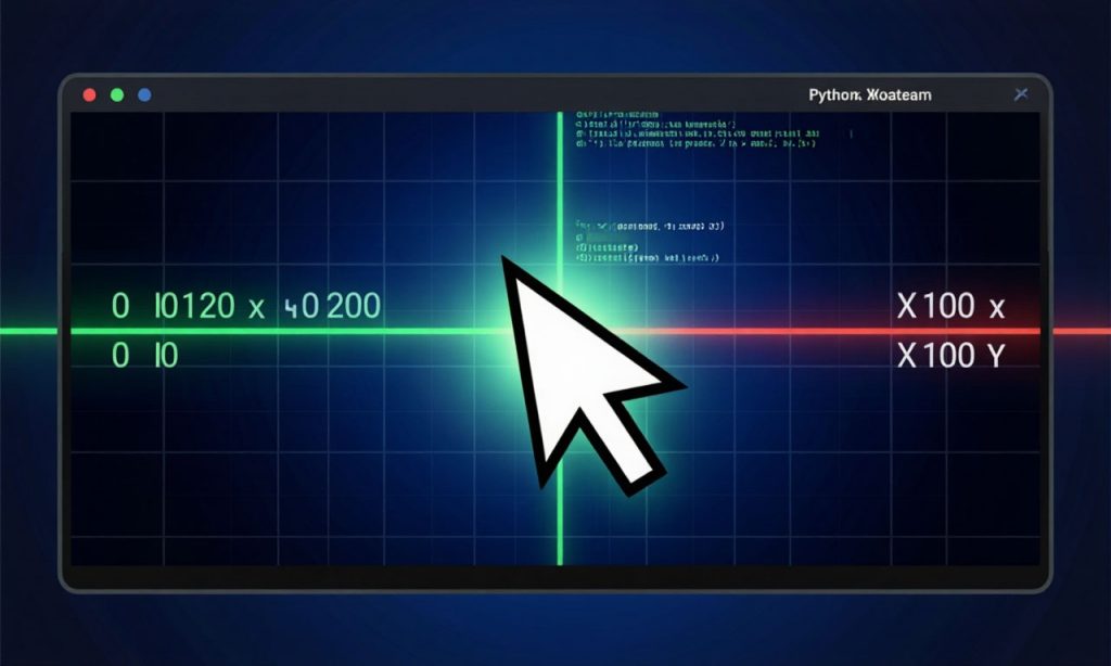 клик по координатам python