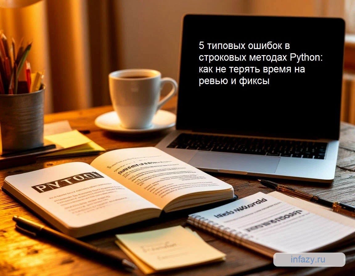 5 типовых ошибок в строковых методах Python: как не терять время на ревью и фиксы